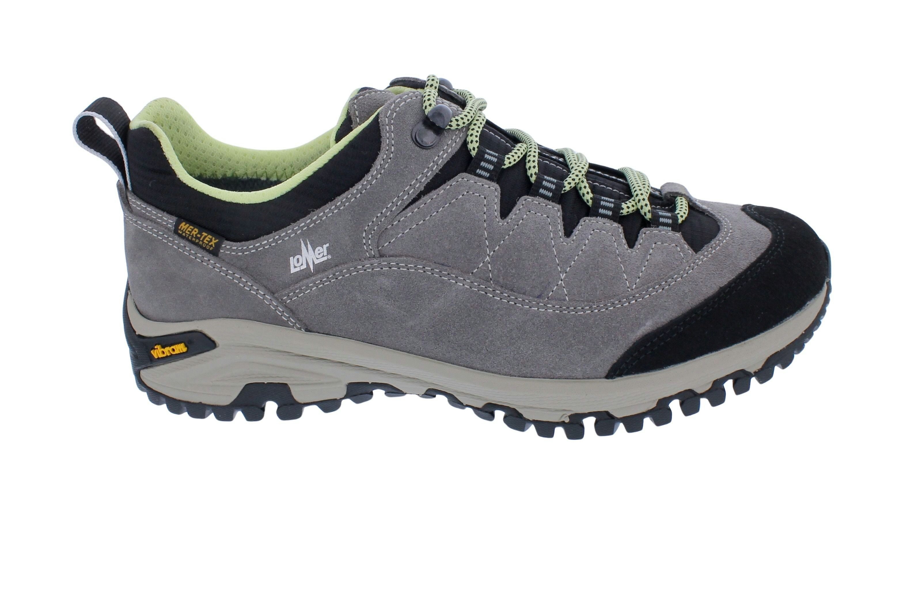Lomer Lomer Wanderschuh mit wasserdichter Membran Sella II MTX, Velourleder, Schnürschuh