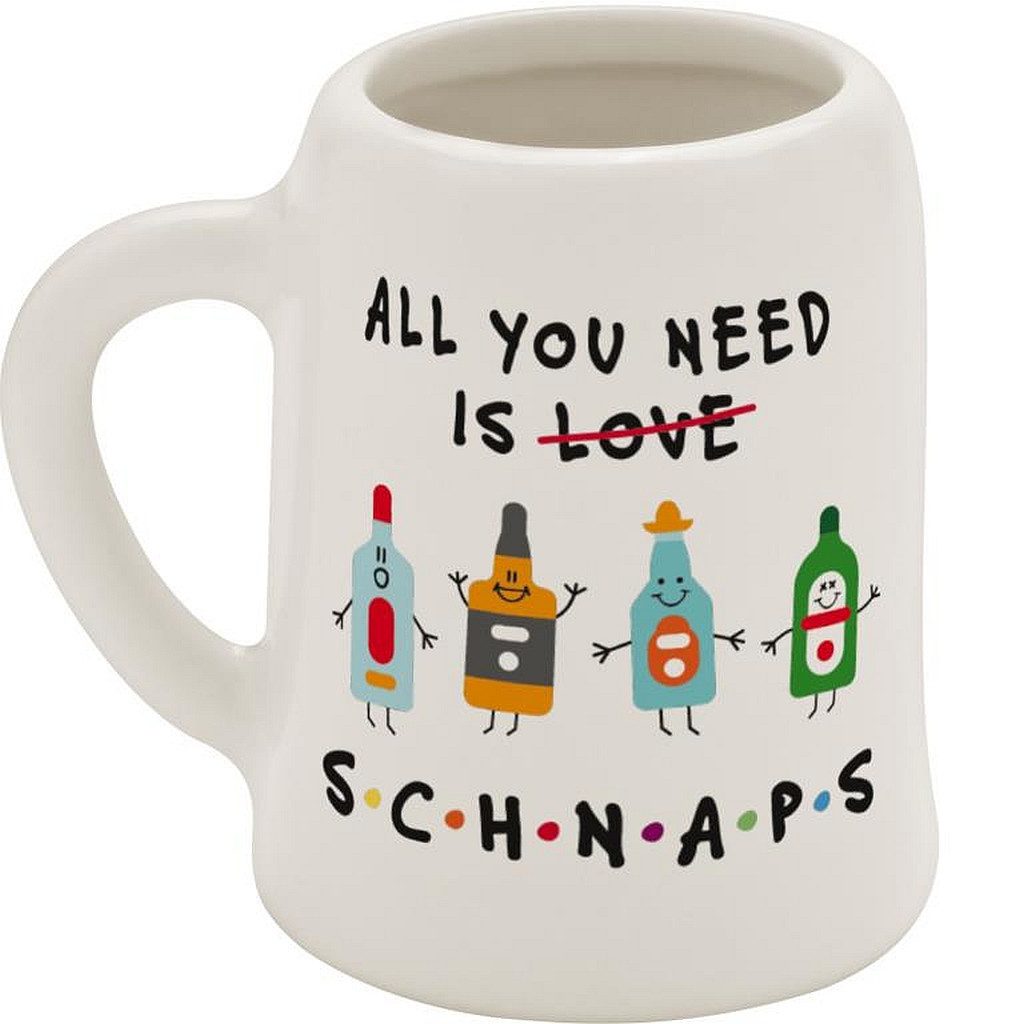 Sheepworld Schnapsglas Schnapskrug Schnapsglas Stamper Keramik Sheepworld NEED 73844, Material: Keramik