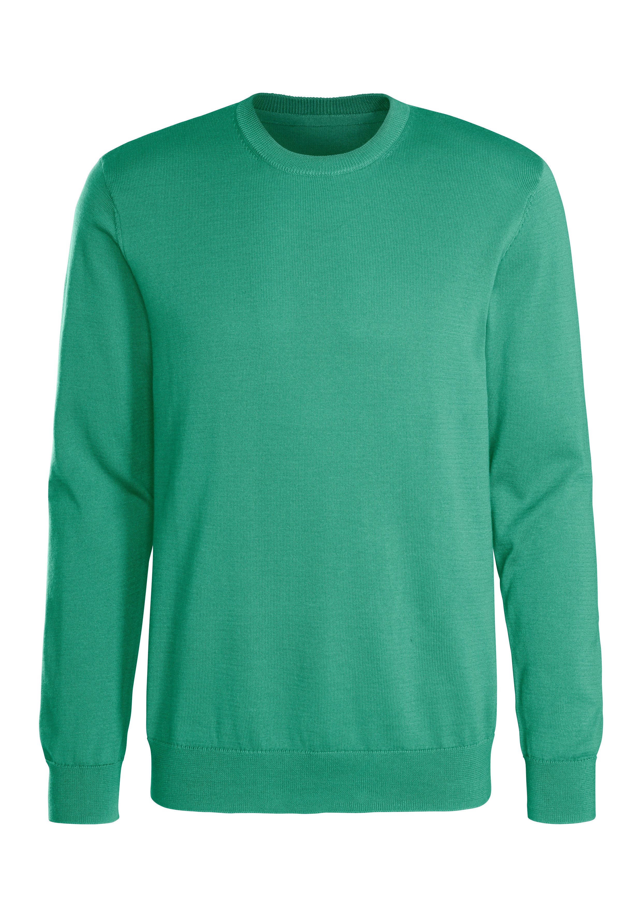 H.I.S Strickpullover Regular Fit, Langarm, Pullover aus Feinstrick, Baumwol günstig online kaufen