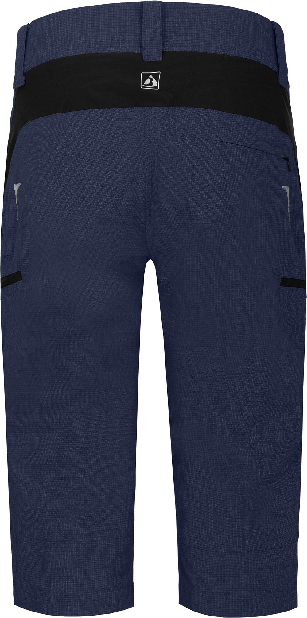 Bergson Outdoorhose VALLI Capri Damen 3/4 Radhose, robust, elastisch, Normalgrößen, peacoat blau