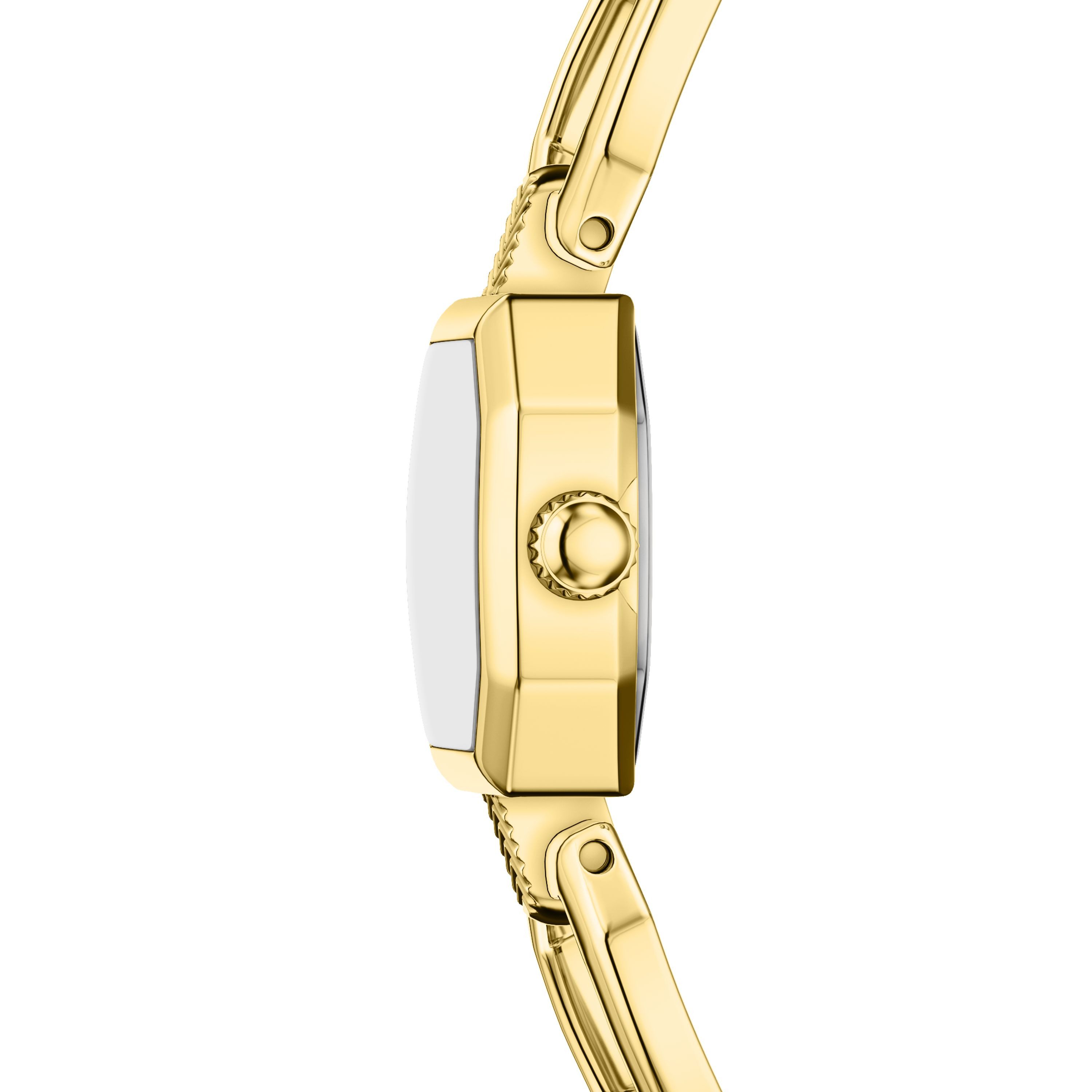 Fossil Quarzuhr Harlow ES5483, Armbanduhr, Damenuhr, Edelstahlarmband, analog