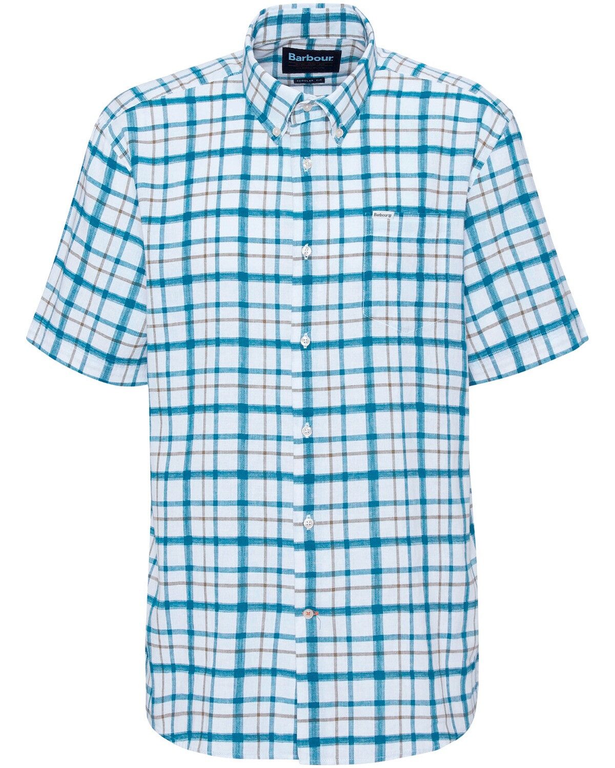 Barbour Langarmhemd Halbarm-Karohemd