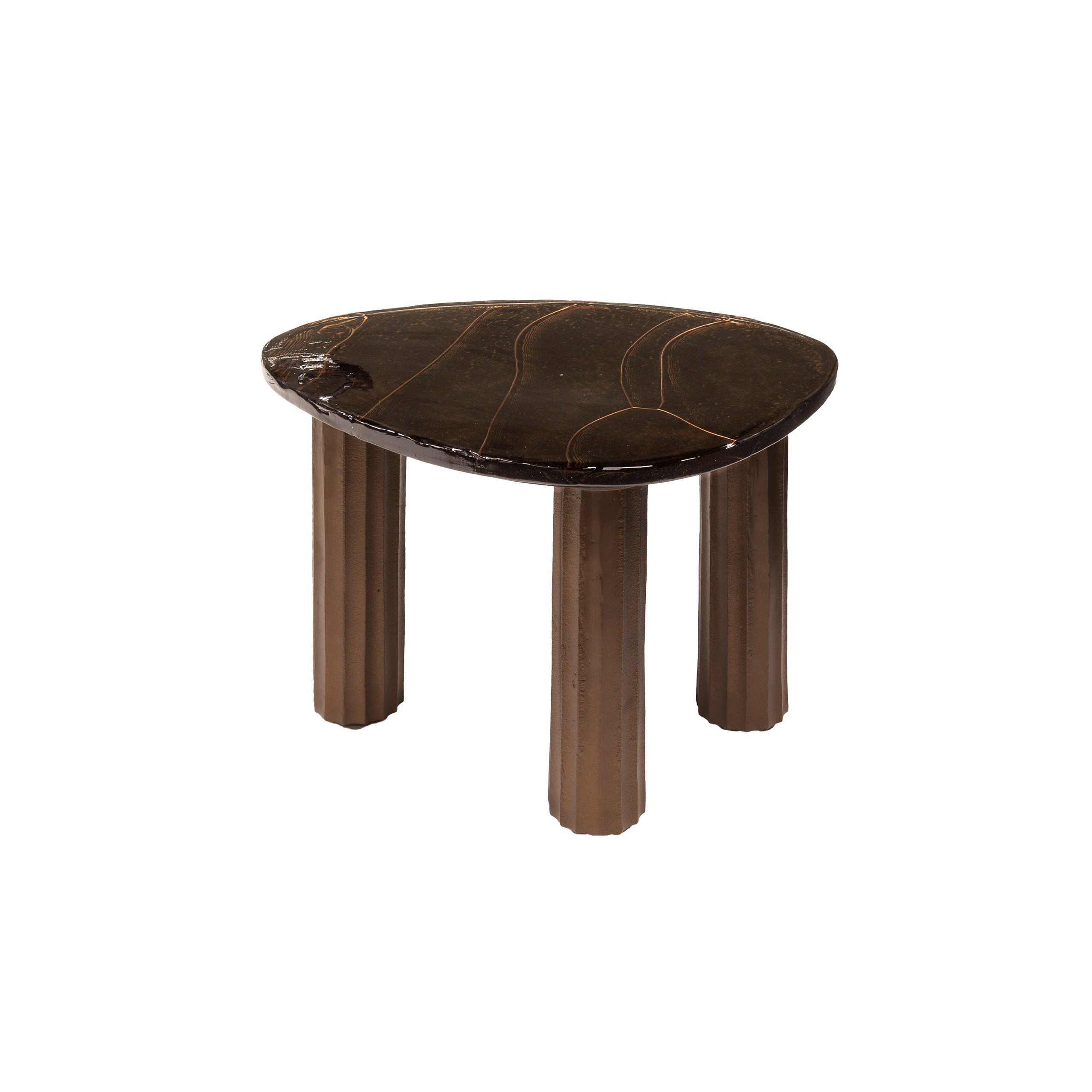 Luxusbetten24 Couchtisch Elysium, mit Gussglas