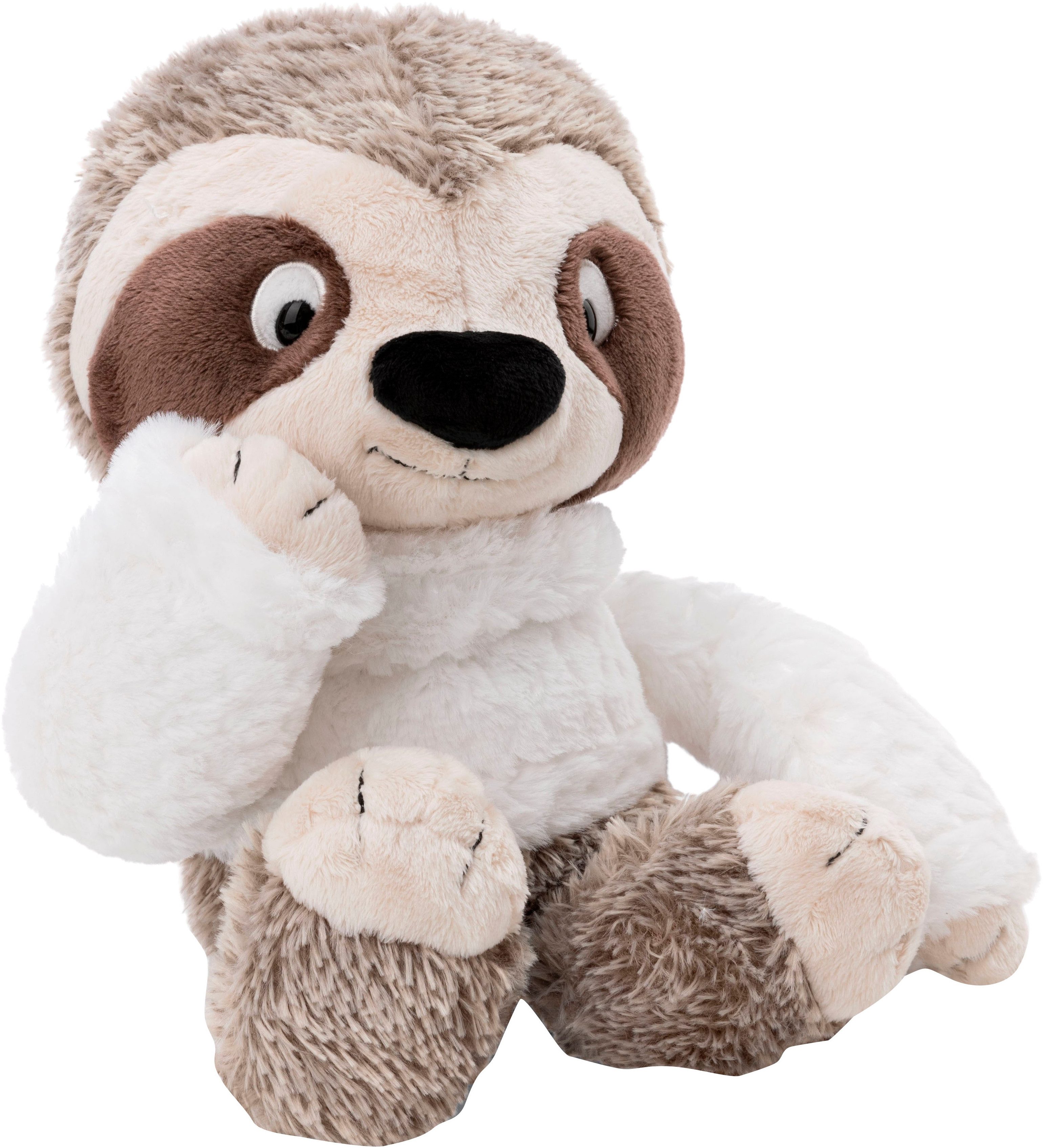 Nici Kuscheltier Winter, Faultier Izzy Icetumbler mit Mütze, 35 cm schlenkernd, enthält recyceltes Material