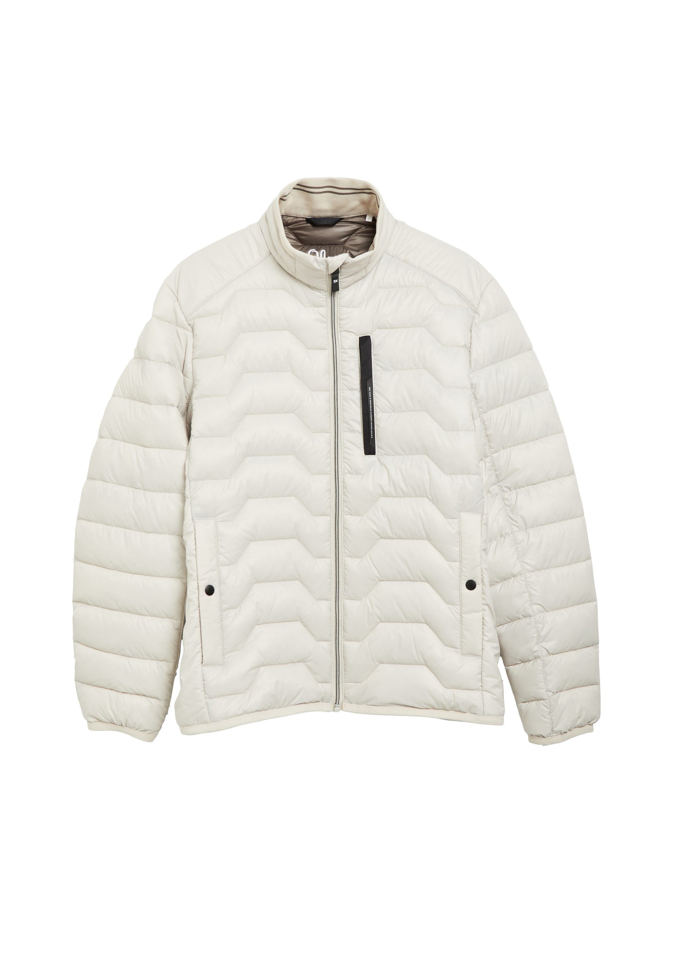 s.Oliver Funktionsjacke Outdoor-Jacke Leichte Steppjacke mit Kontrast-Details und Stehkragen