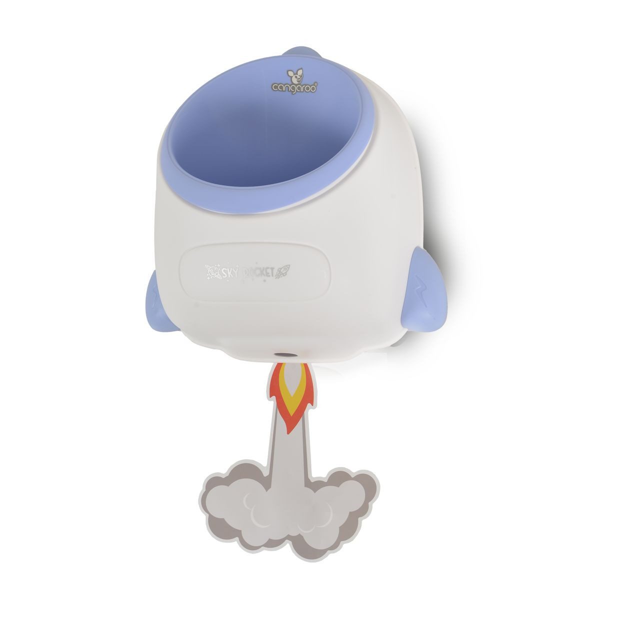 Cangaroo Töpfchen Rocket, Urinal, Raketenform, Wandmontage, abnehmbarer Behälter, Spritzschutz