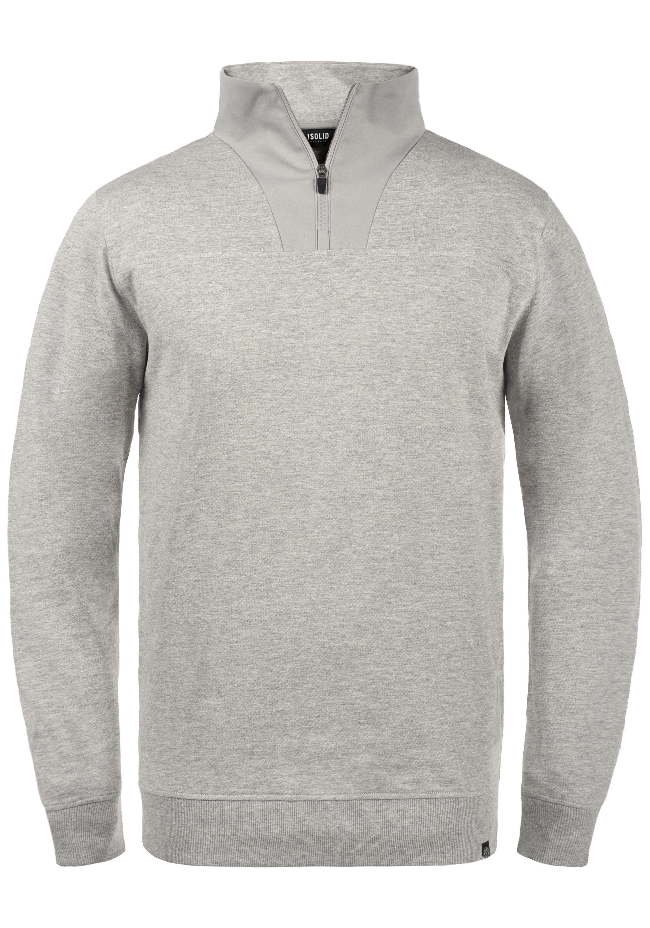 [Sonderverkaufsartikel] Solid Sweatshirt SDJorke Sweatpulli Melange Grey (1840051)