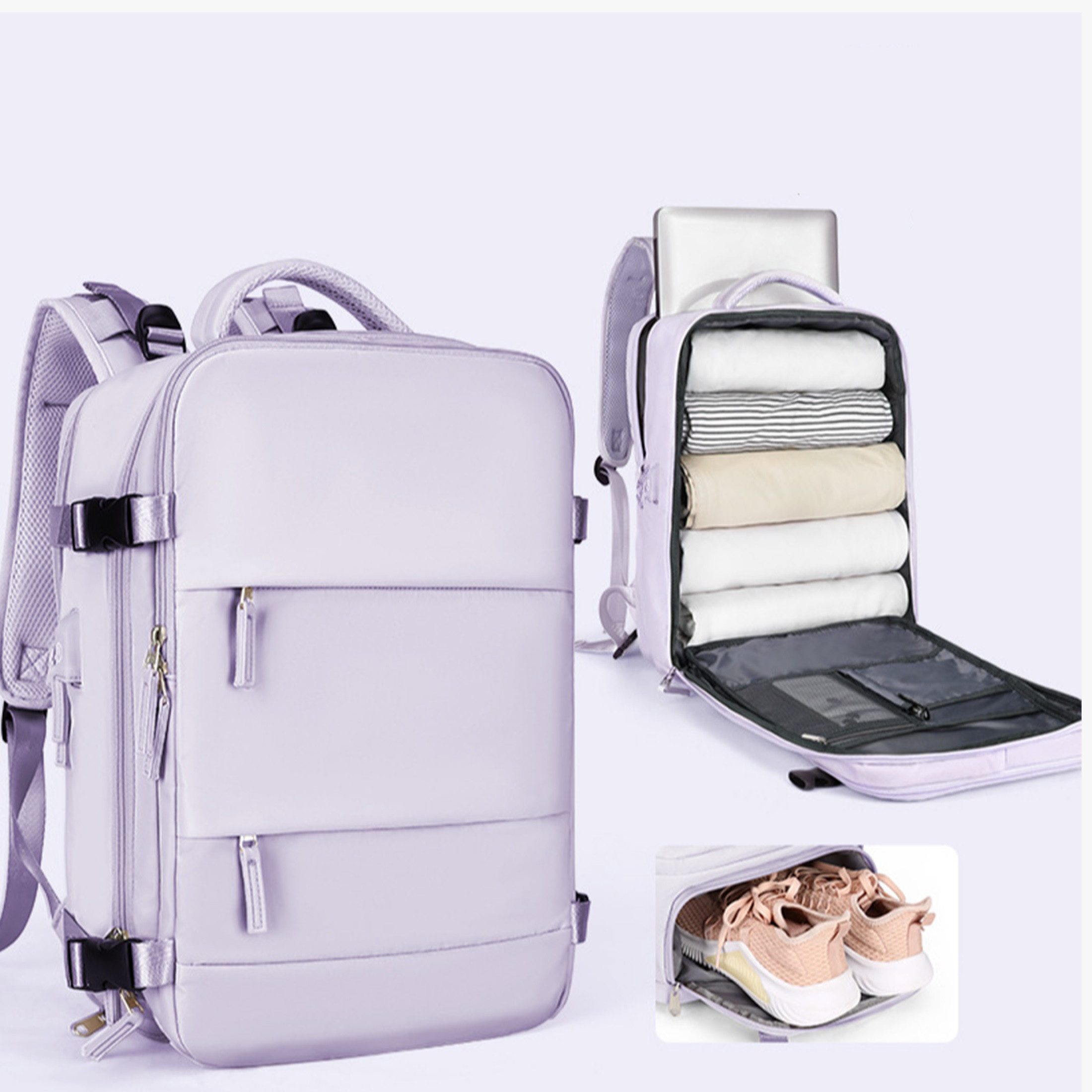 YINDN Reiserucksack 45L Handgepäck mit 14 günstig online kaufen