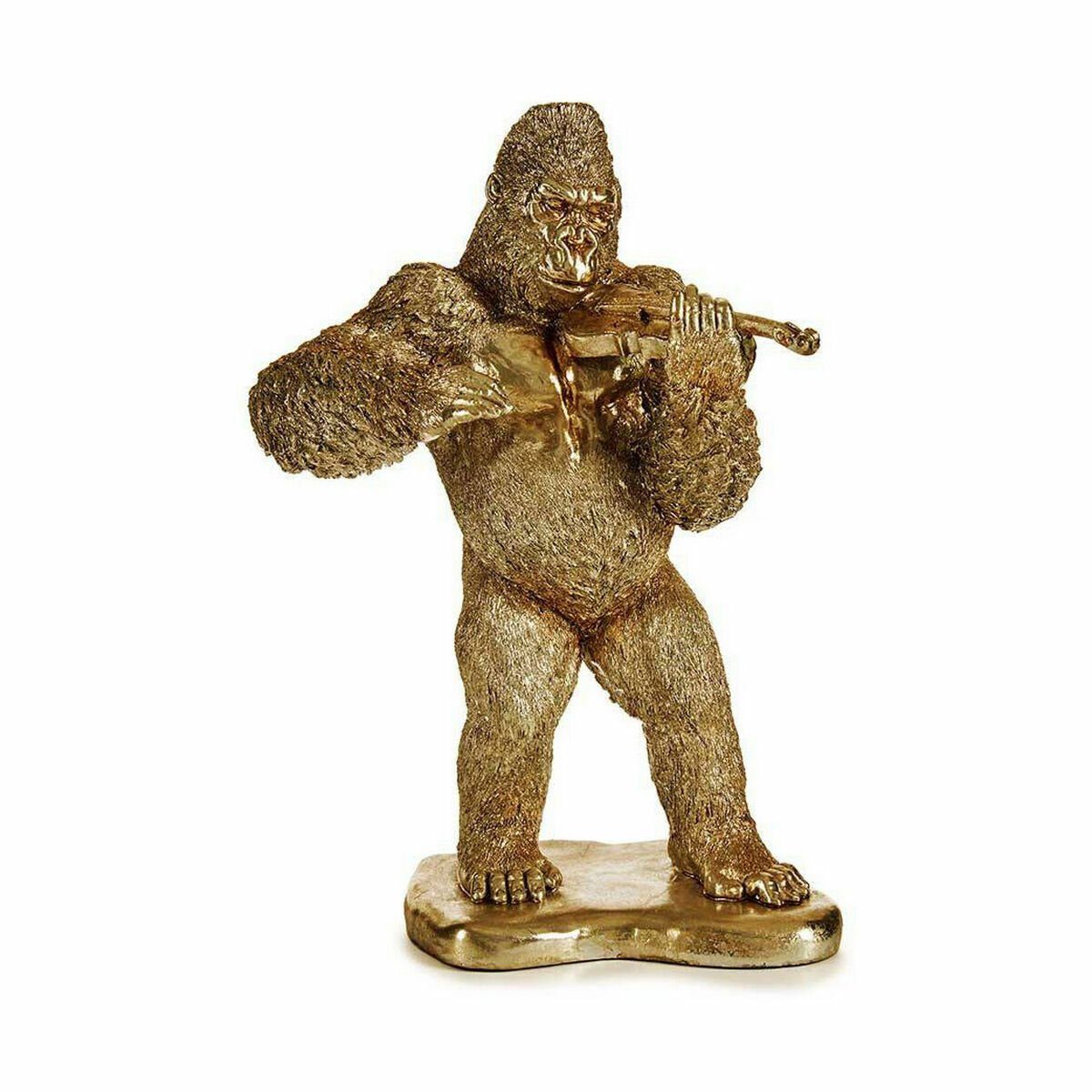 Dekoobjekt 16 Stück Deko-Figur Gift x x 40 3 30 cm Decor Gorilla Gold Violine
