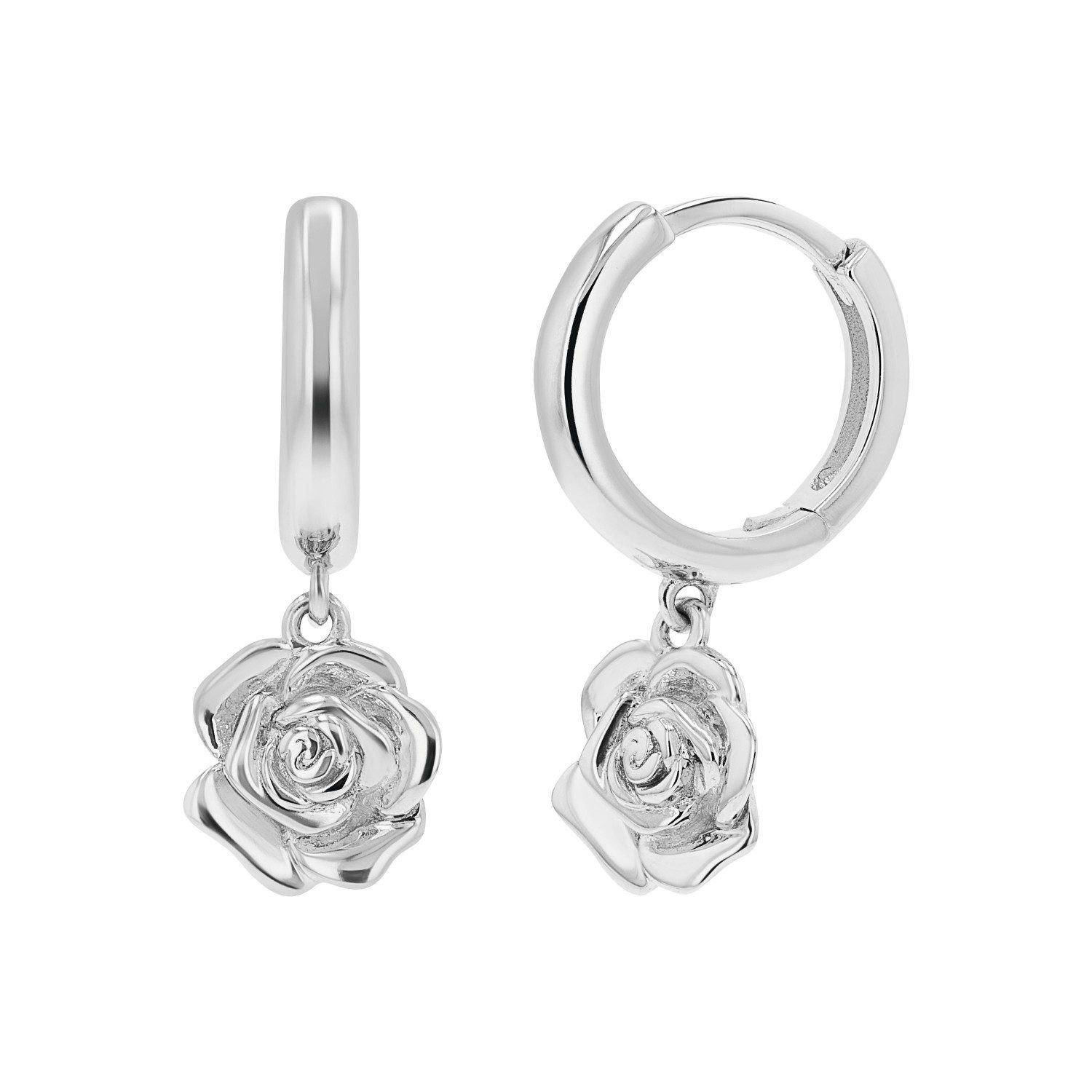 Paar Creolen Noelani Creolen für Damen, 925 Sterling Silber