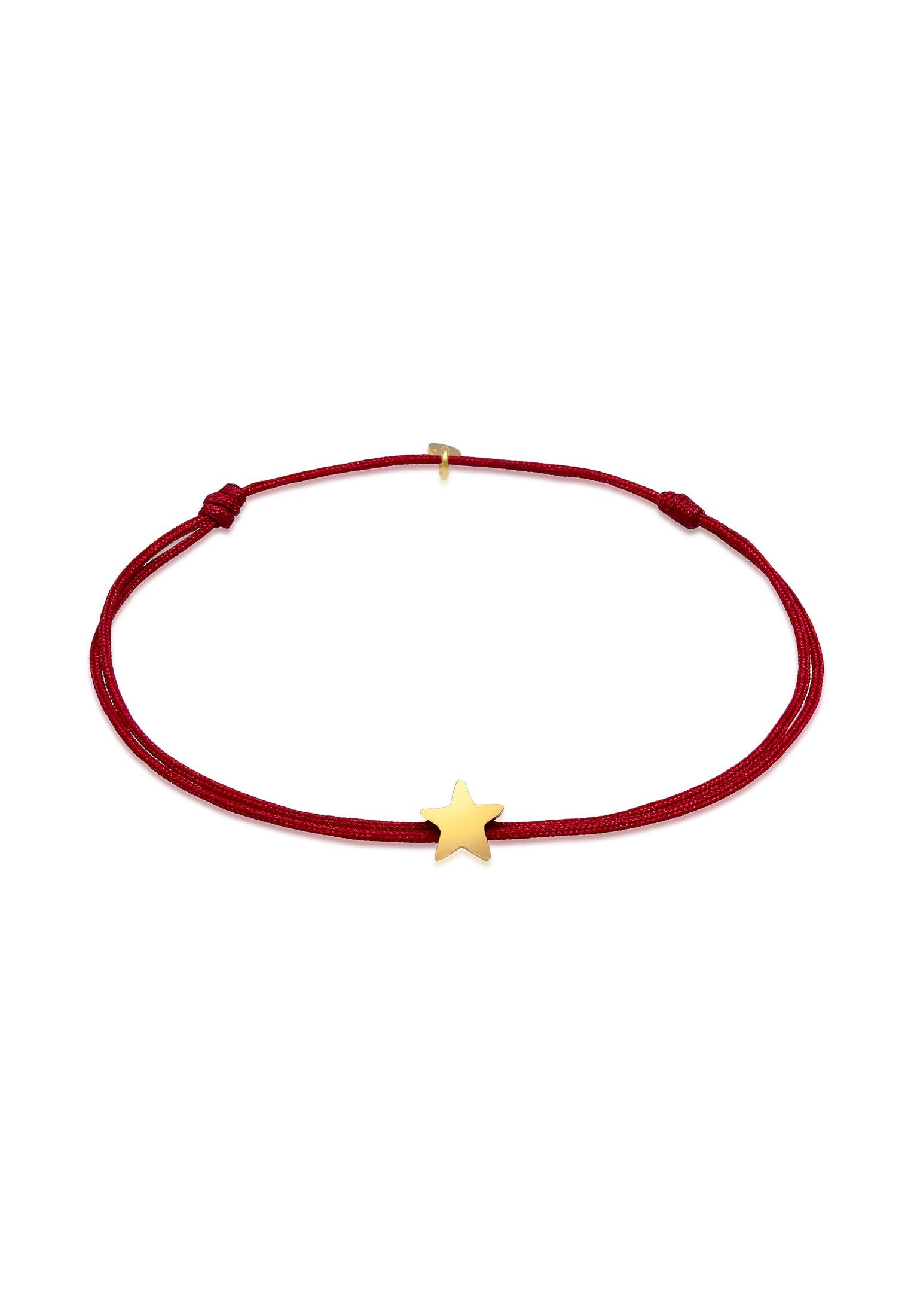 Elli Armband Stern Astro Textilband 925 Silber (kein Set, 1-tlg), Sterne
