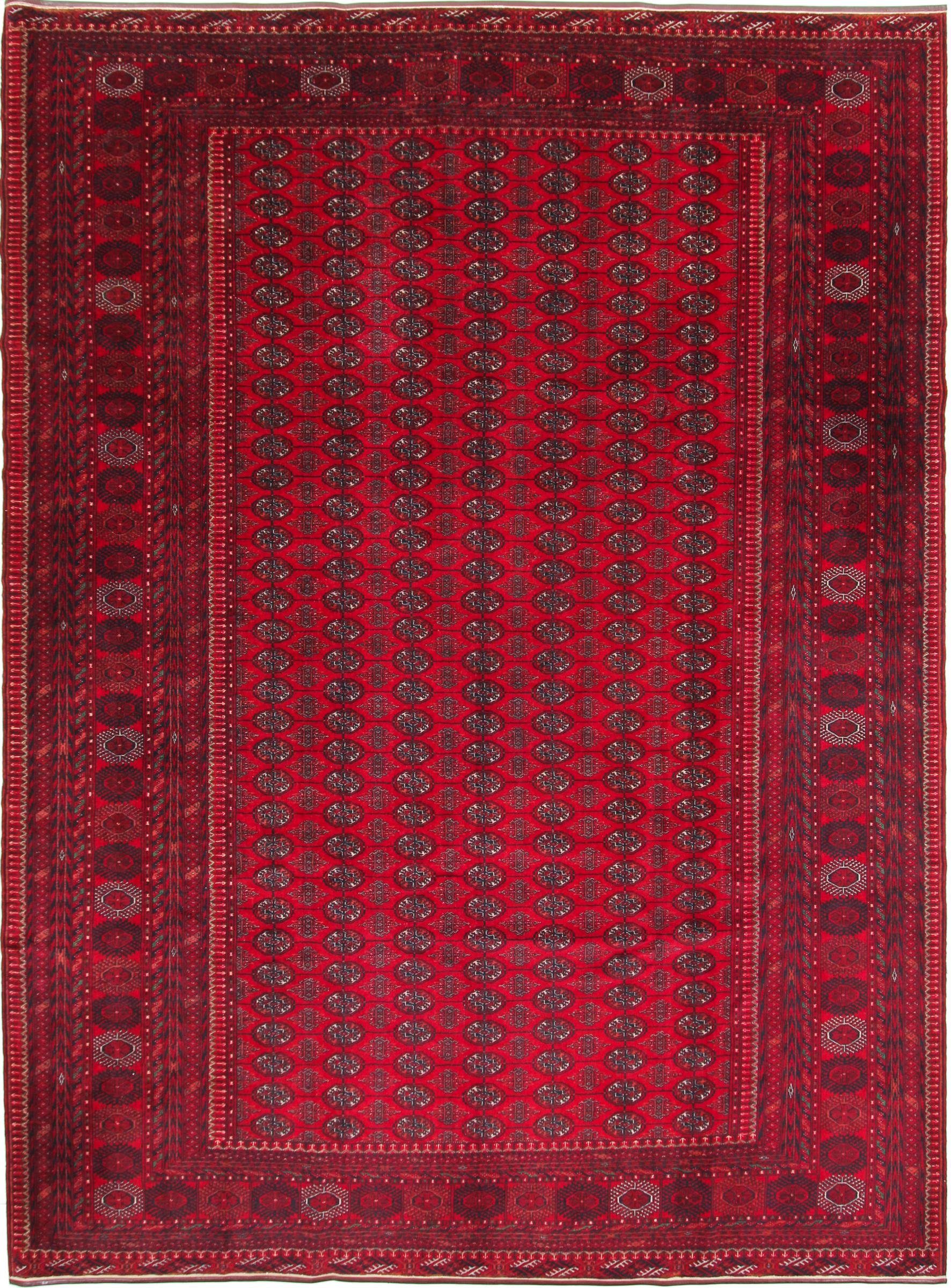 Orientteppich Orientteppich Afghan 354x244 Teppich, Handgewebter Höhe: Trading, Mauri Nain mm 0.6