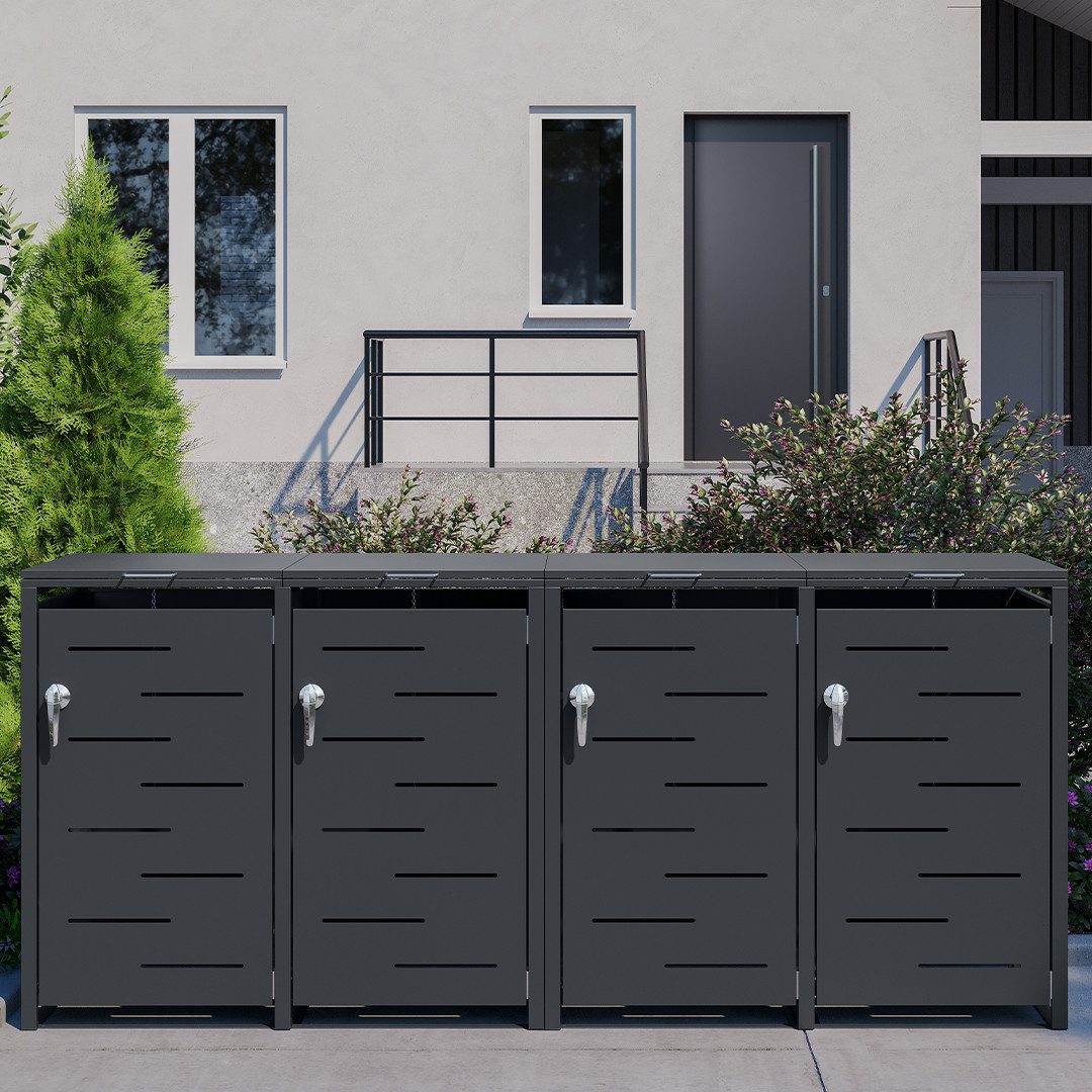 STEELSØN Mülltonnenbox Diorus 240L, abschließbar (Anthrazit, verfügbar mit günstig online kaufen