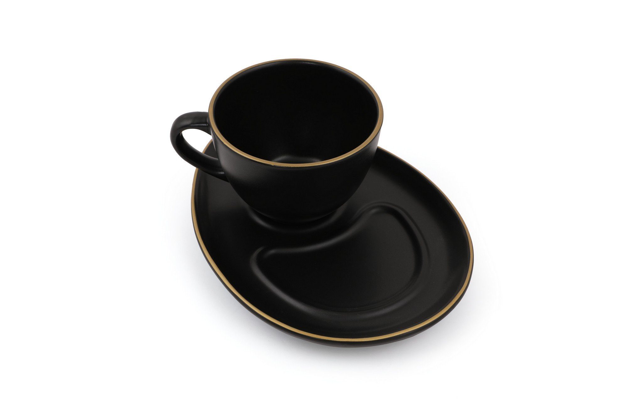KRM1494, Schwarz, Concept Tasse Keramik Hermia 100% Kaffeetassen,