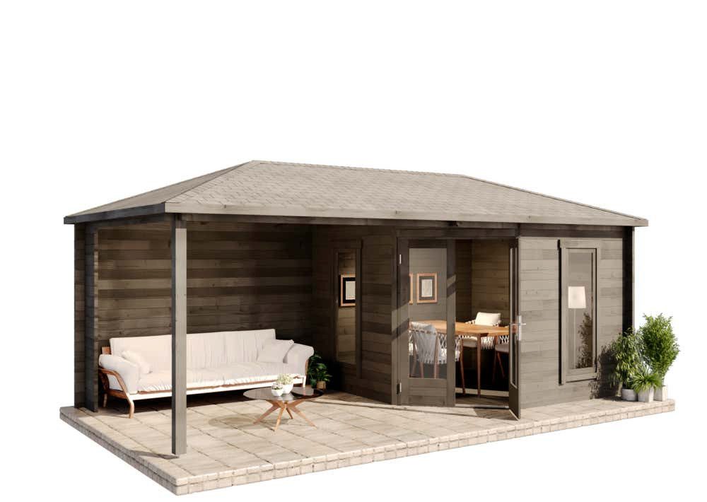 Alpholz Gartenhaus Holz 5-Eck Liwa, BxT: günstig online kaufen