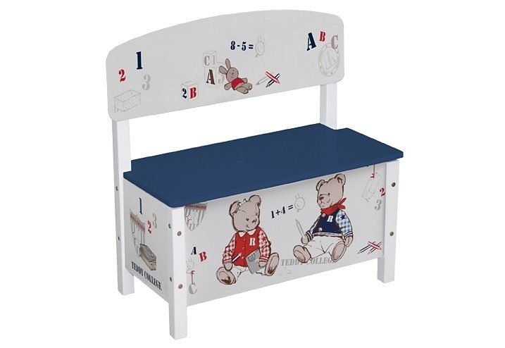 roba® Truhenbank Kindertruhenbank, Teddy College günstig online kaufen