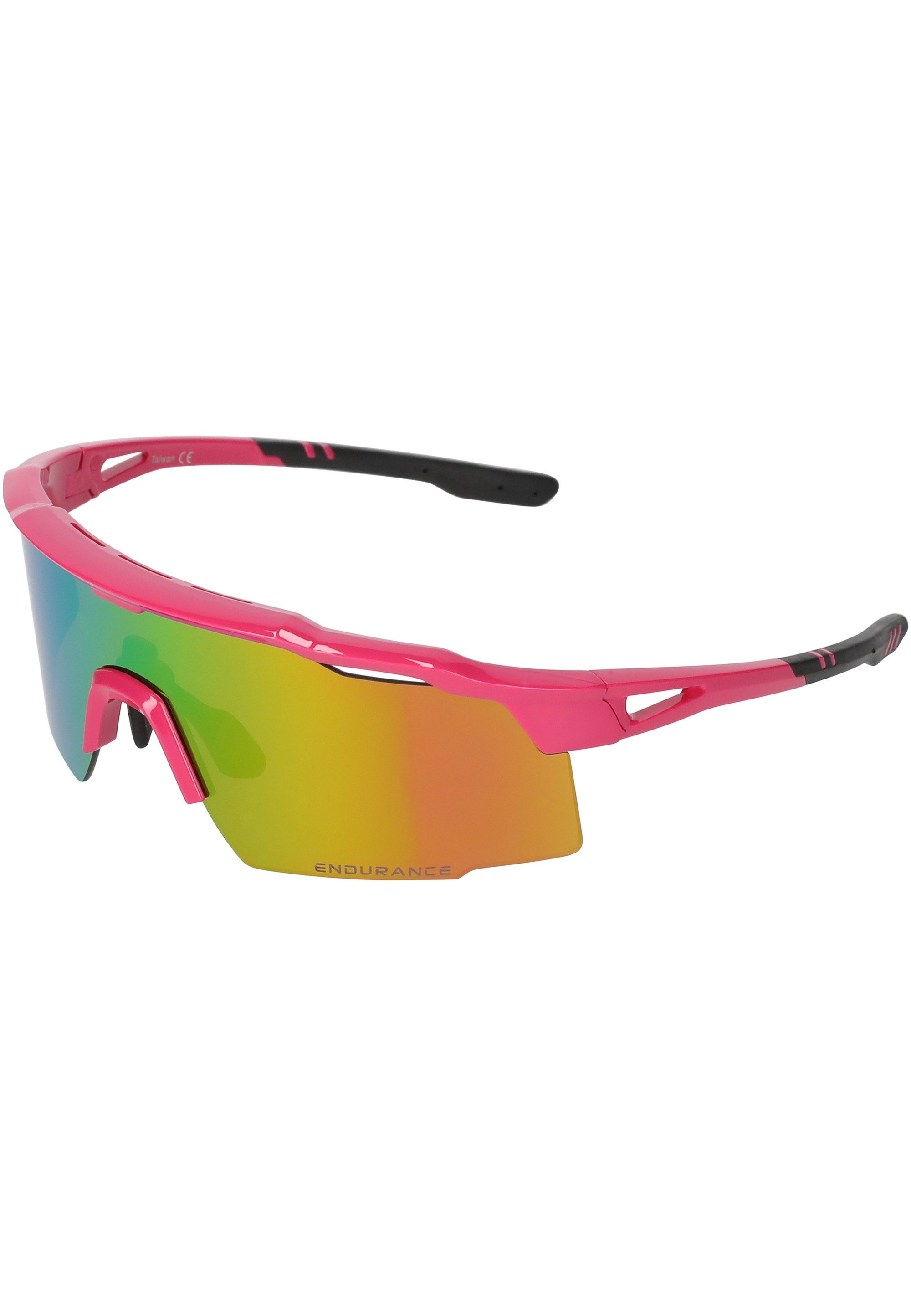 ENDURANCE Sportbrille Alberto, im verspiegelten Half-Frame-Design mit UV-Schutz