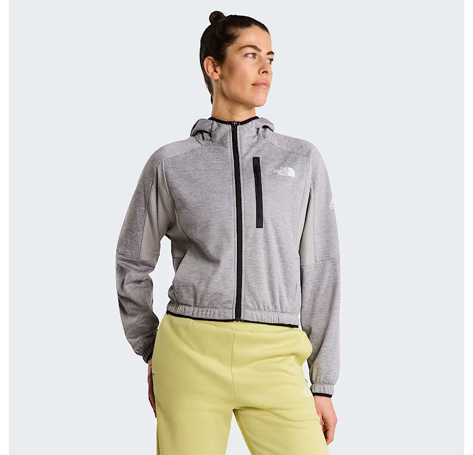 The North Face Kapuzensweatjacke Mountain Athletics - Kapuzenfleecejacke - leichte Fleecejacke - grau