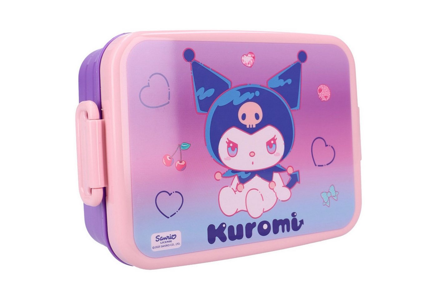 Hello Kitty Lunchbox Kuromi Lunchbox Mahlzeitenbox für unterwegs 16 x 13 x 5 cm