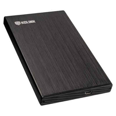 Kolink Festplatten-Gehäuse HDSU2U3, 2,5 Zoll Portable SATA HDD/SSD USB 3.0 Mobiles Externes Gehäuse