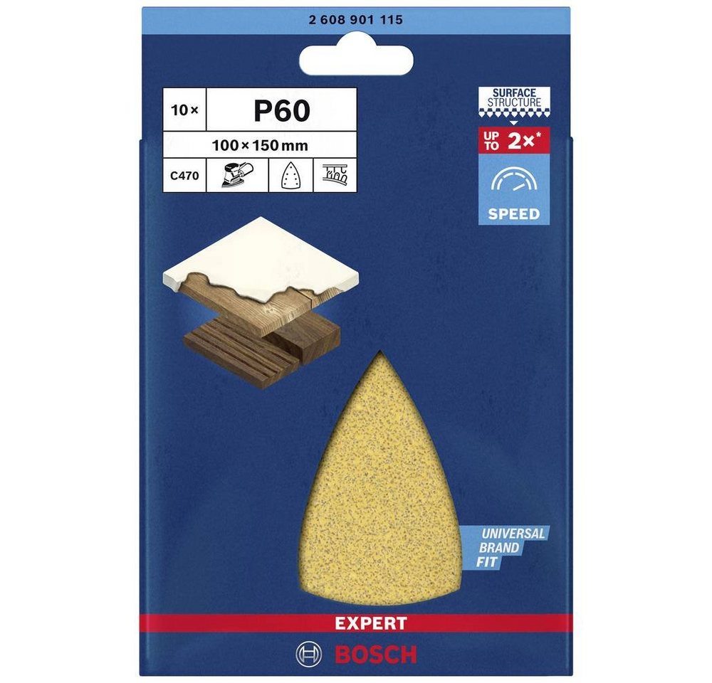Thumbnail - BOSCH Schleifpapier Schleifpapier mit 7 Löchern für Multischleifer, gelocht