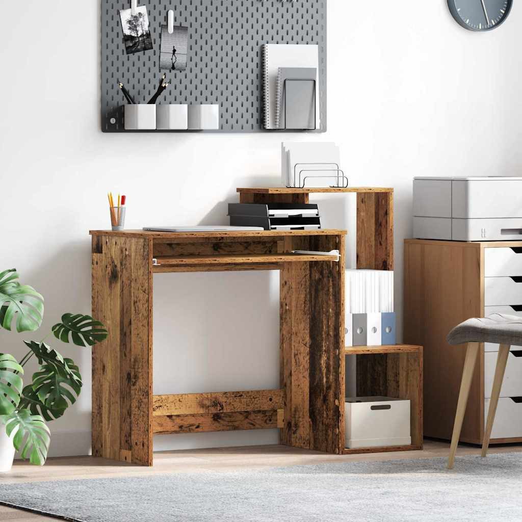 vidaXL Schreibtisch Schreibtisch Altholz 106 x 41 x 88.5 cm Holzwerkstoff (1-St)