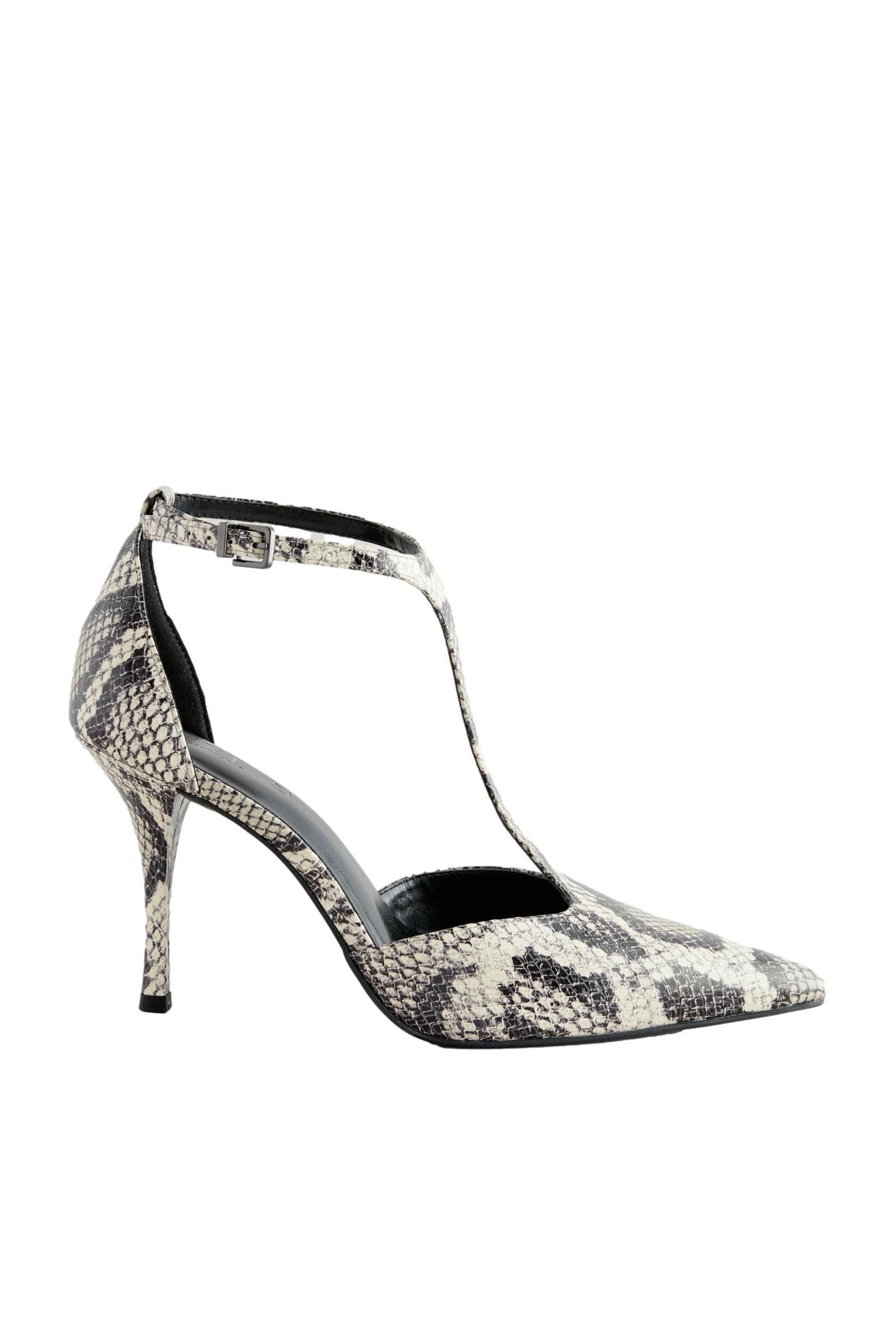 Next Forever Comfort® Absatzschuhe aus Leder mit T-Steg High-Heel-Sandalette (1-tlg)