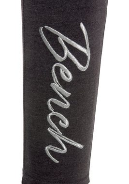 Bench. Leggings -Loungehose mit glänzender Logostickerei, Loungewear