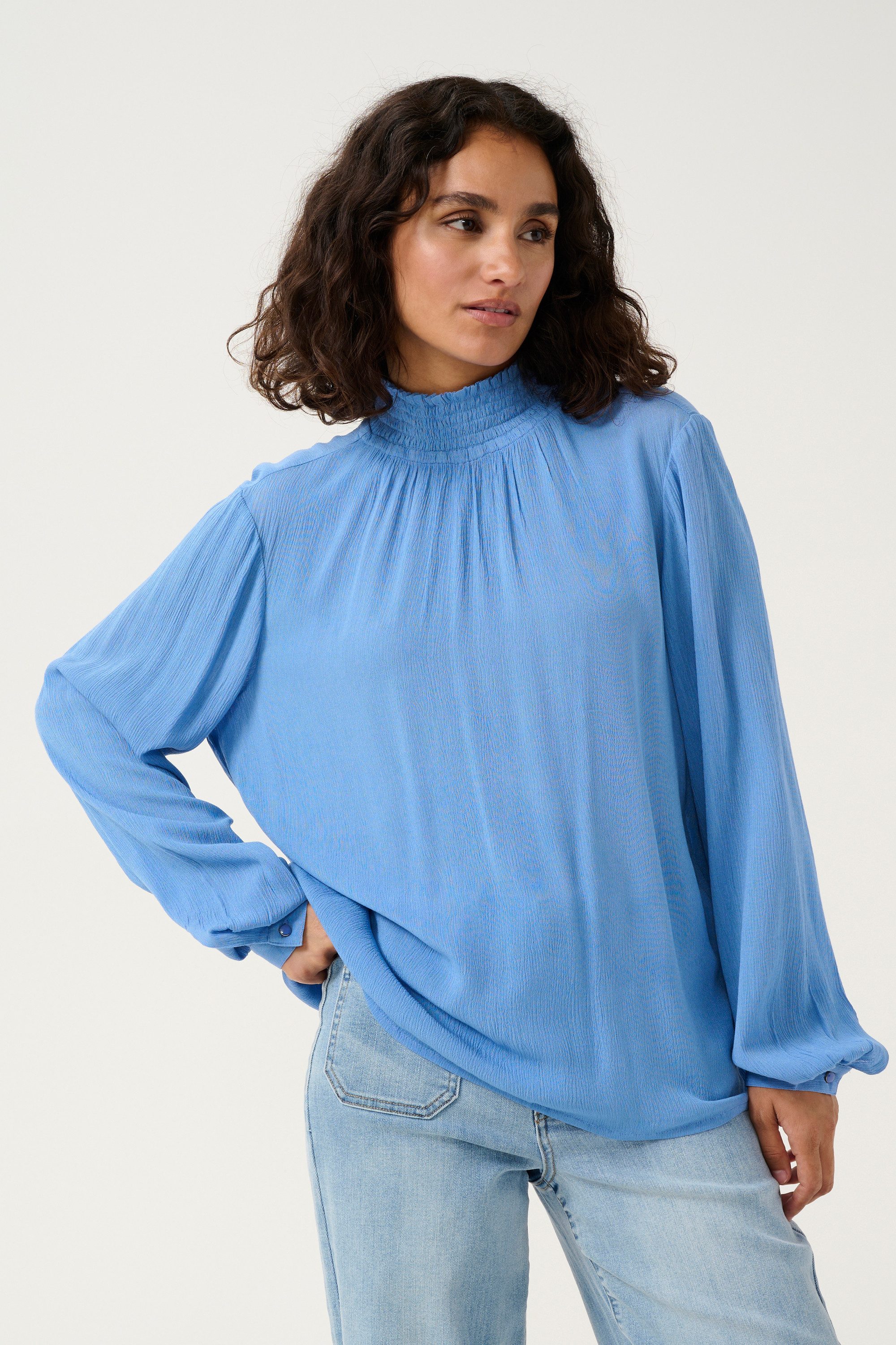 Langarmbluse Bluse langarm Trine