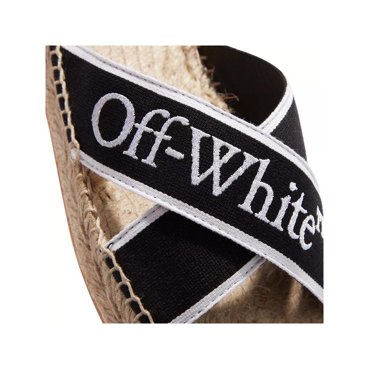 OFF-WHITE schwarz Pantolette (1-tlg)