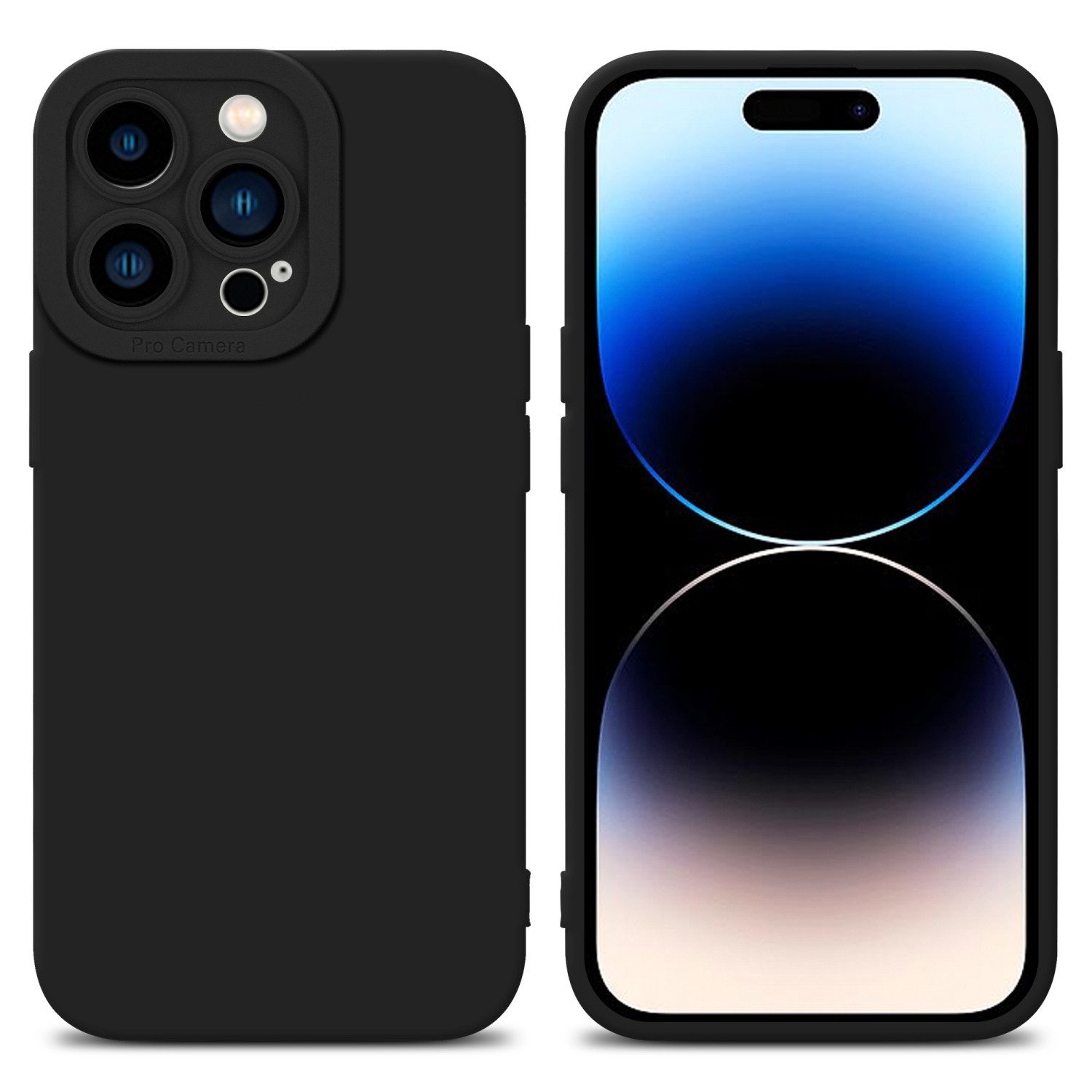 Cadorabo Handyhülle für iPhone 14 PRO MAX Hülle Apple iPhone 14 PRO MAX, Hülle Schutzhülle TPU Silikon Case Cover