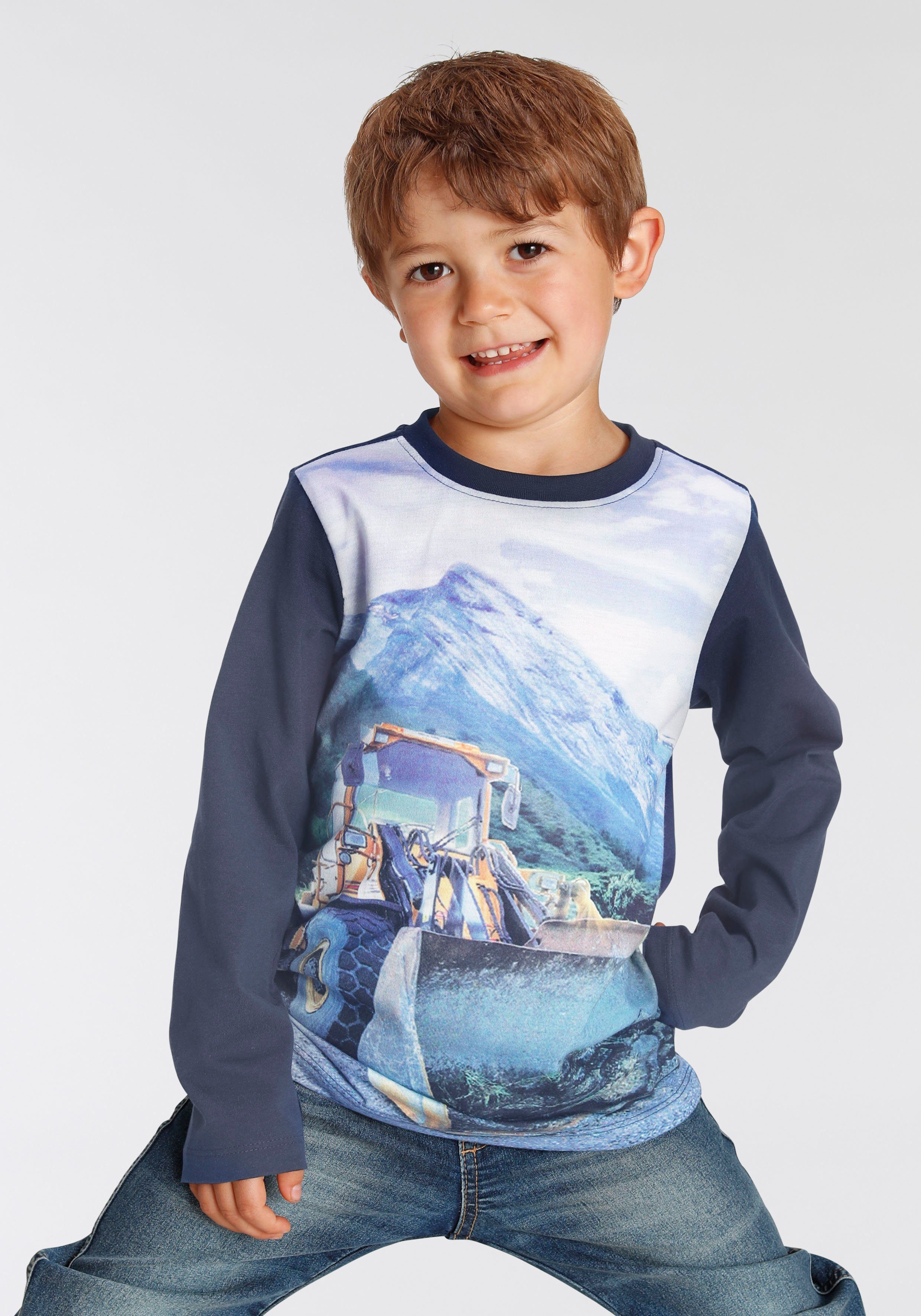 BAGGER Fotodruck KIDSWORLD Langarmshirt