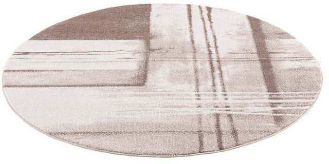 Teppich »Moda«, Carpet City, rund, Höhe 11 mm, Kurzflor, Modern, Geo-Muster, Wohnzimmer-Otto