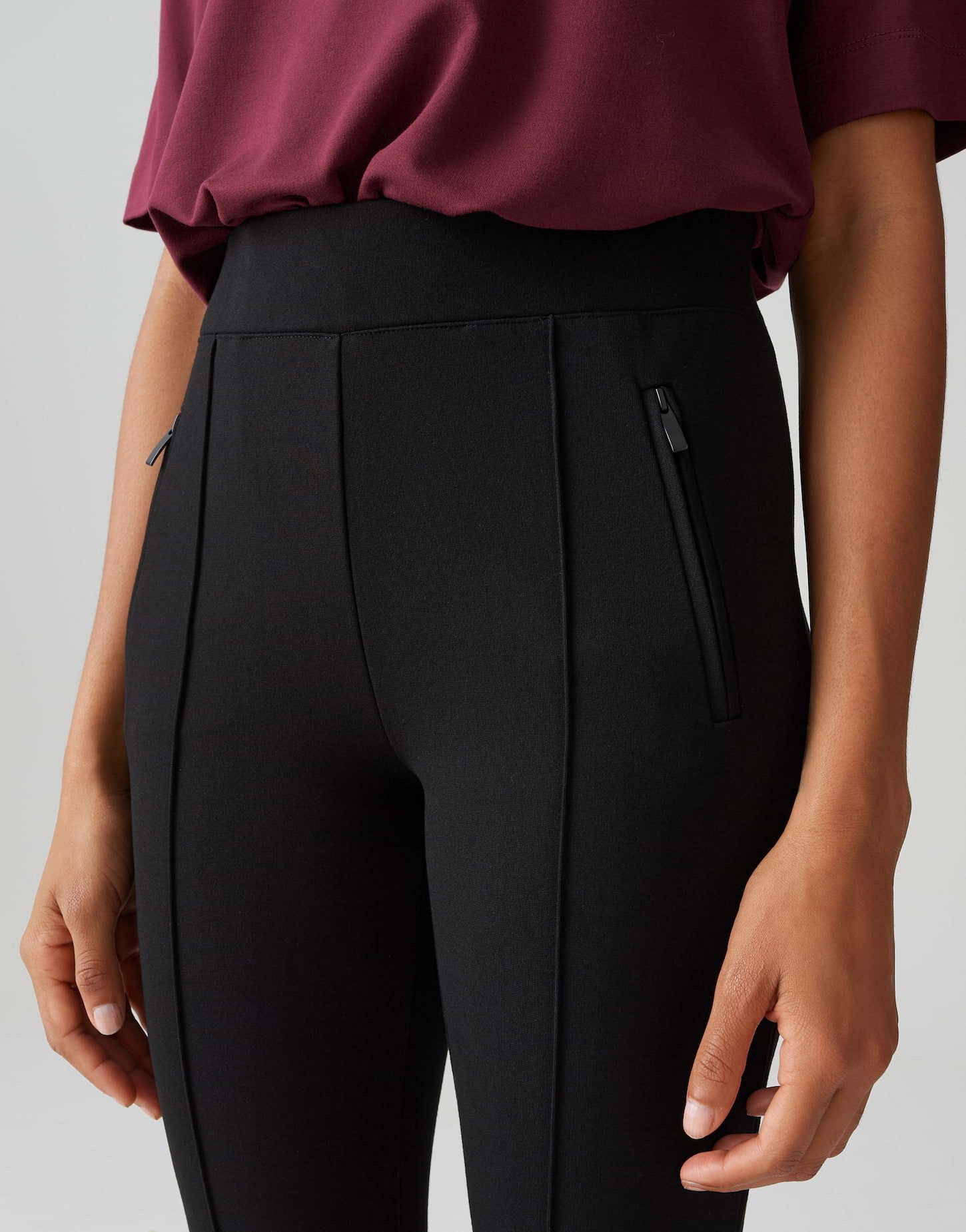 OPUS Leggings Leggings EKAJA Slim aus Ecovero Viskose Mix