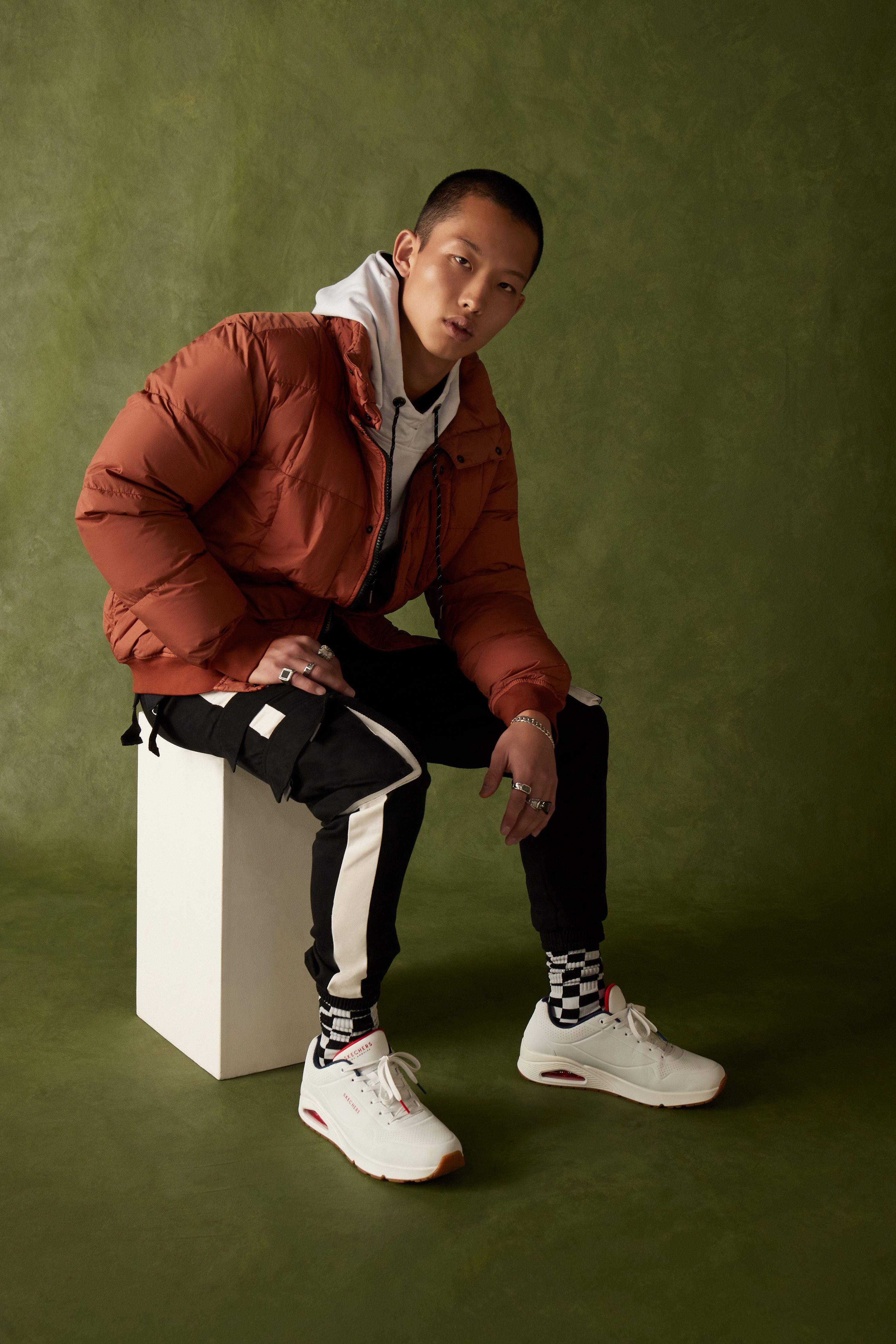 Skechers Uno - Stand on Air Sneaker, Freizeitschuh, Halbschuh, Schnürschuh günstig online kaufen