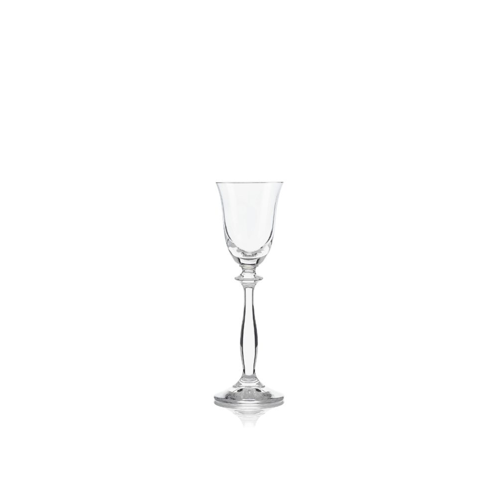 Crystalex Likörglas Angela Kristallglas Likörgläser 60 ml 6er Set, 6-tlg., Kristallglas, Kristallglas, Bohemia, Glasklar