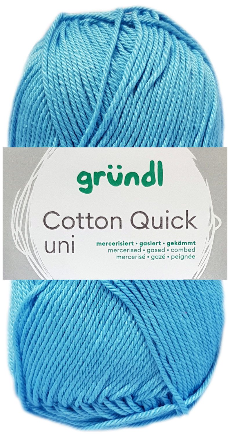 Gründl 50 Gramm Gründl Cotton Quick Uni Farbauswahl Häkelwolle