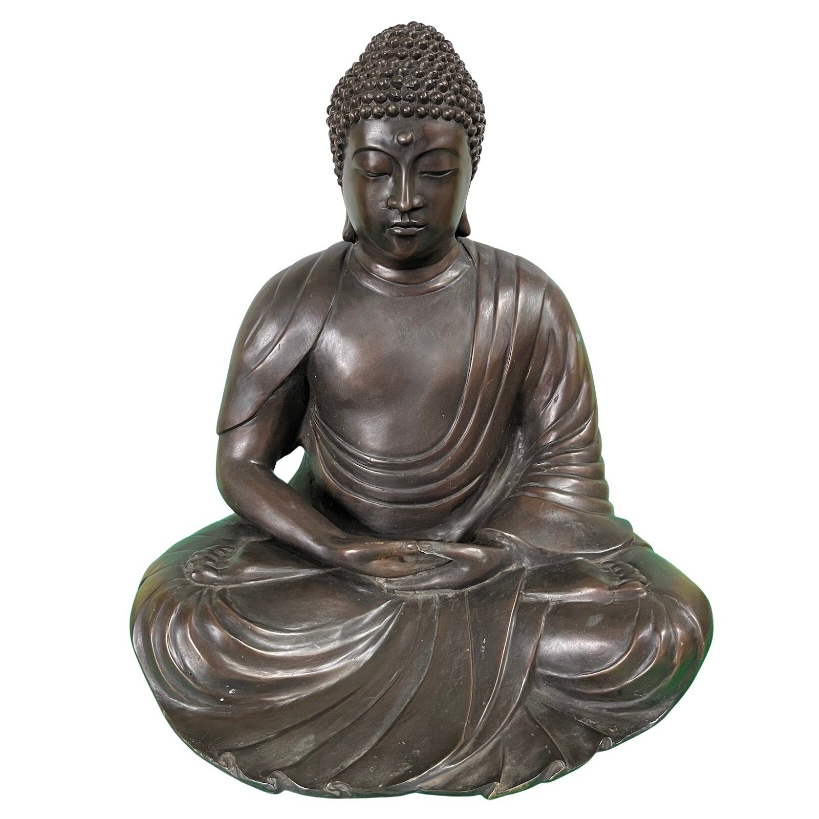 Asien LifeStyle Buddhafigur Kamakura Buddha (55cm) Bronze Figur Daibutsu Statue Skulptur