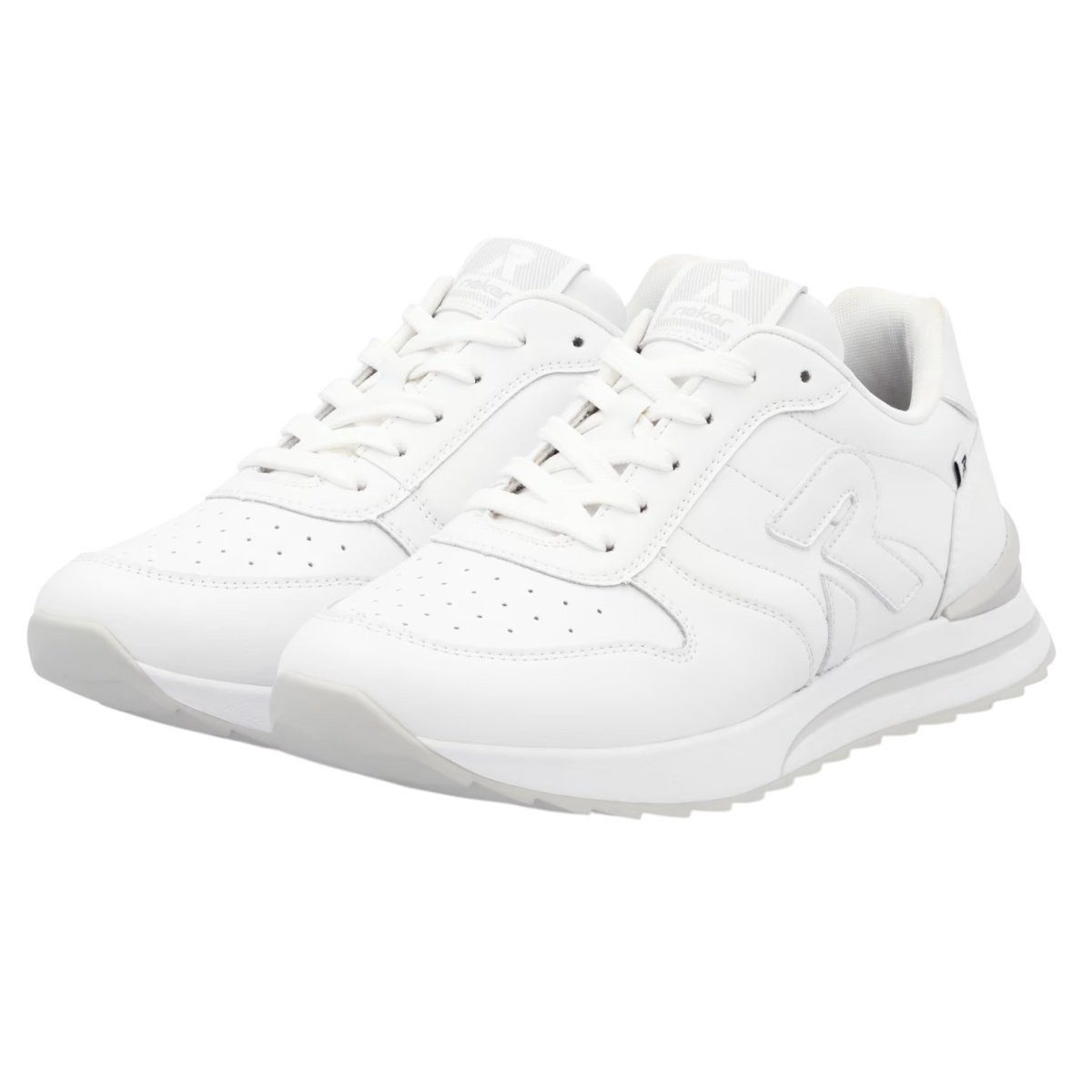 Rieker (Glattleder) W2401 weiss Damen Sneaker günstig online kaufen