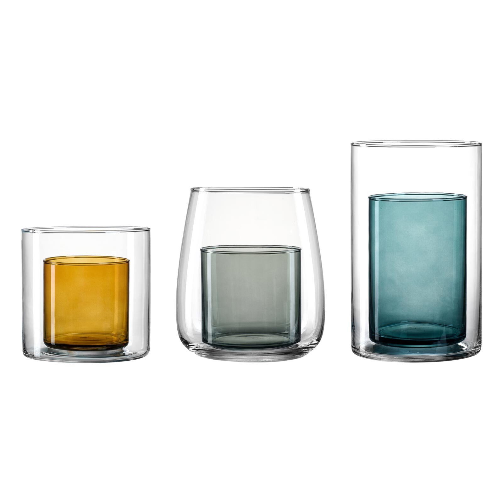 Ritzenhoff & Breker Windlicht Duo Windlichter-Set 3-tlg. (3x Windlicht, 3 St)