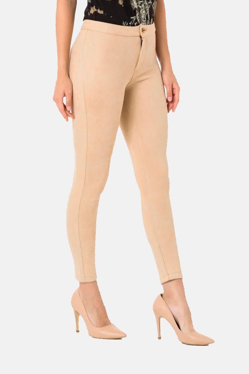 Cipo & Baxx Leggings WD486 klassische Knopfverschluss