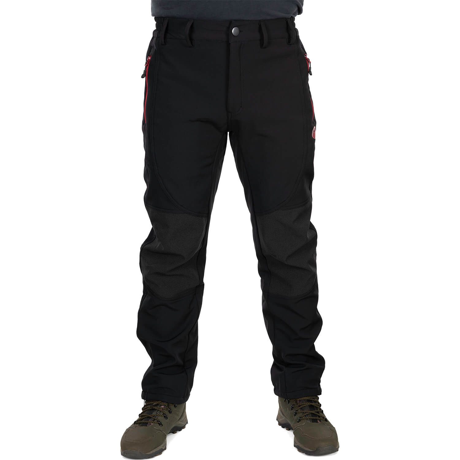 Fox Rage Jogginghose Fox Rage Pro Series Soft Shell Hose Anglerhose Schwarz