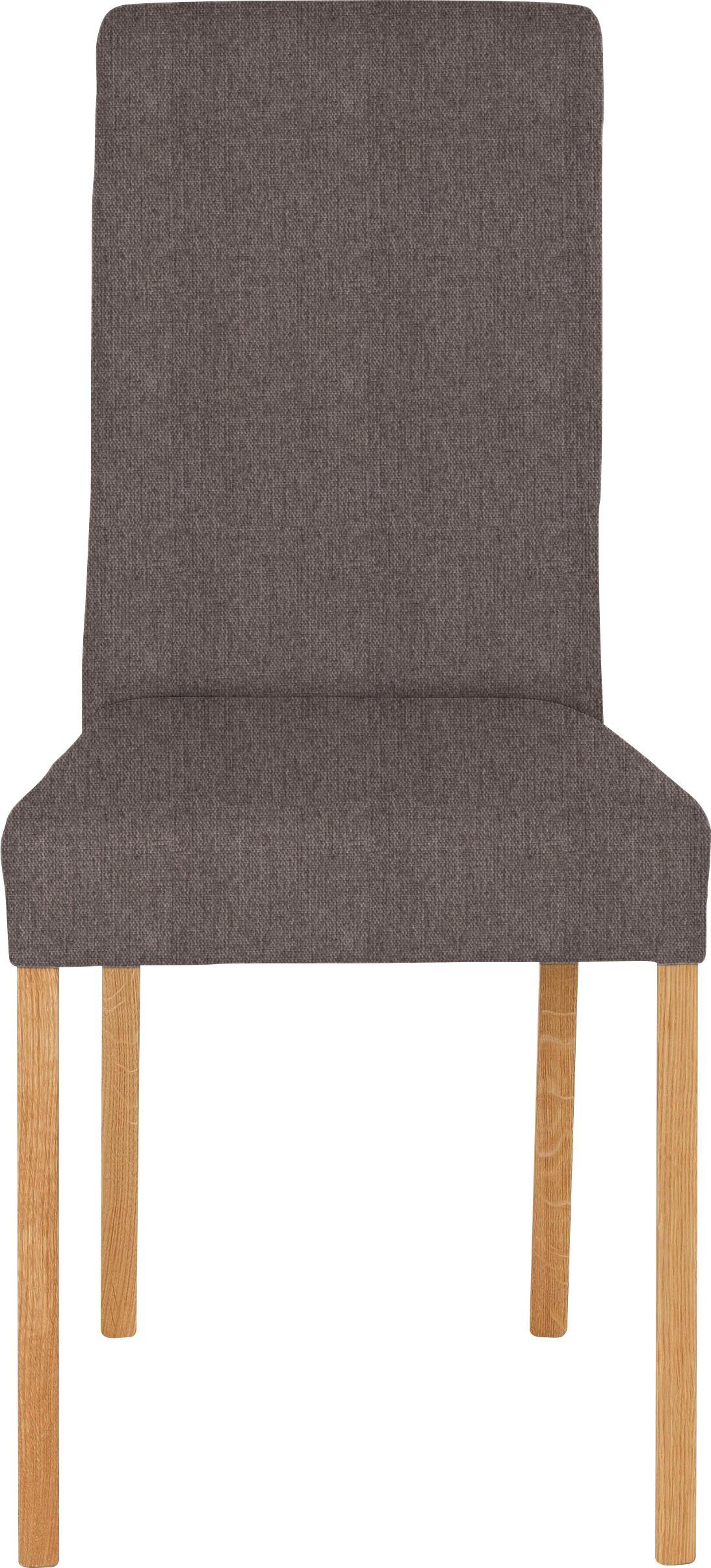 Home affaire 4-Fußstuhl "Bologna", (Set), 4 St., Strukturstoff, Gestell aus günstig online kaufen