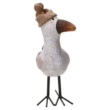 MamboCat Dekofigur Deko-Figur Simon links H18,5cm Möwe Mütze maritime Dekoration Vogel