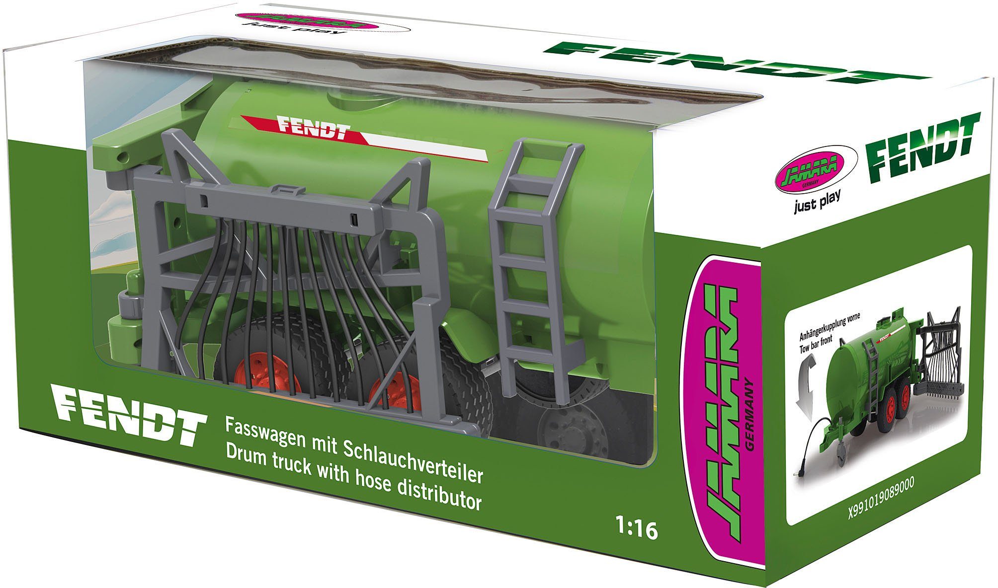 Jamara Spielfahrzeug-Anhänger Fendt Fasswagen mit Schlauchverteiler, günstig online kaufen