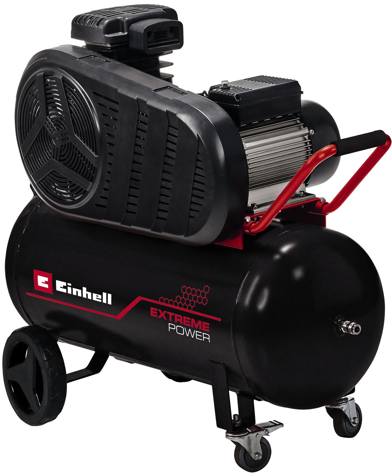Einhell Kompressor TE-AC 430/50/10, 3000 W, max. 10 bar, 50 l, mit Keilriemenantrieb und ölgeschmierter Pumpe