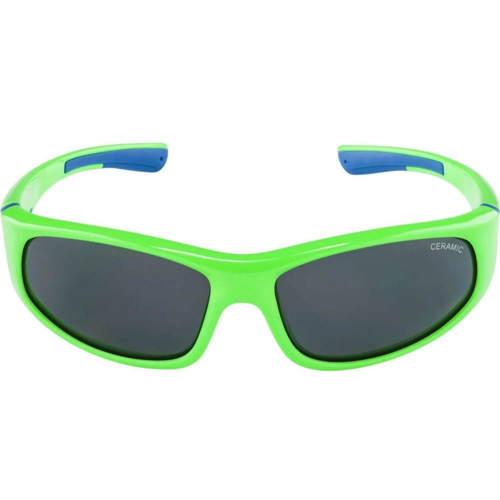 Alpina Fahrradbrille Flexxy Cool Kids Kinderbrille neon green-blue