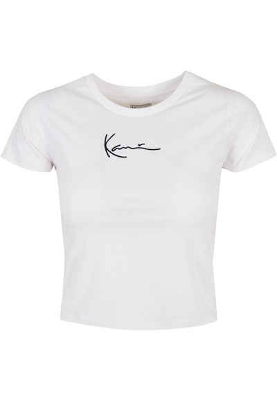 Karl Kani T-Shirt Karl Kani Damen KKWQ22002WHT KK Small Signature Short Tee (1-tlg)