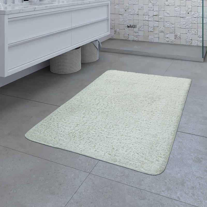 Fußmatte »Microfaser Badematte Kuschelig Weicher Badvorleger Für Badezimmer Waschbar«, TT Home, rechteckig, Höhe: 24 mm