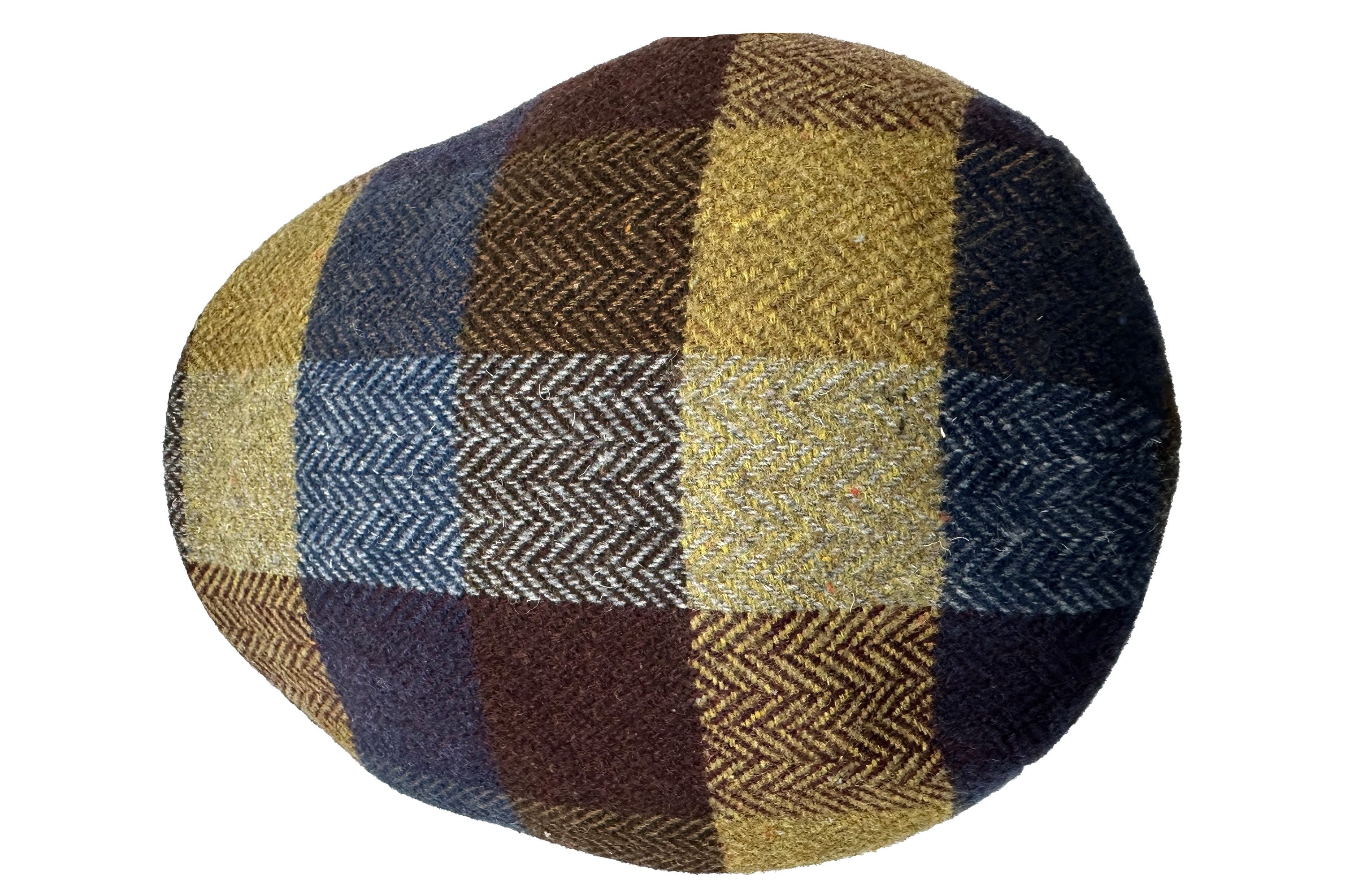 Fiebig Flat Cap Wolle Fischgrät Karo günstig online kaufen